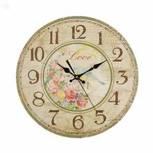 Wall Clock Vintage Love